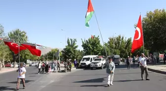 Kayseri ve Niğde'de Hamas liderine tepki yürüyüşleri düzenlendi