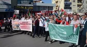 Karaman'da Hamas liderine suikast ve İsrail saldırıları protesto edildi