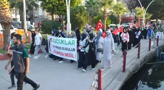 Karamürsel'de Hamas liderine suikast ve İsrail saldırıları protesto edildi