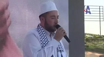 Yalova'da şehit edilen Hamas lideri İsmail Haniye için miting düzenlendi