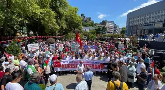 Zonguldak'ta Hamas liderine suikast ve İsrail saldırıları protesto edildi