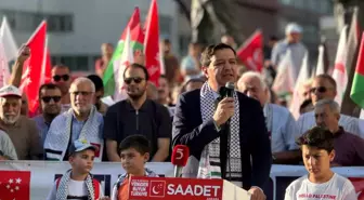 Saadet Partisi Genel Başkan Yardımcısı Mahmut Arıkan, 'Şehitlere Rahmet Zalimlere Lanet' etkinliğine katıldı