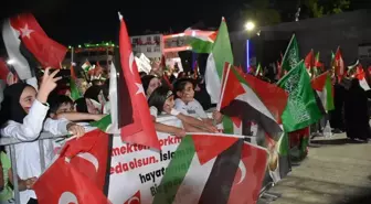 İran'da suikaste uğrayan Hamas lideri için Türkiye'de yürüyüş düzenlendi