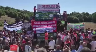 Tokat Serkiz Yaylası'nda 29 Ayrı Noktada Yapılacak Maden Sondaj Çalışmalarına Protesto