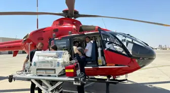 28 Haftalık Bebek Ambulans Helikopterle Elazığ'a Sevk Edildi