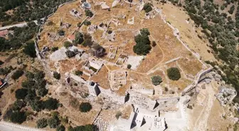 Muğla'da Beçin Antik Kenti'nde Menteşeoğulları Beyliği dönemine ait sarnıç bulundu