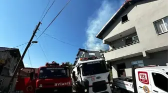 Zonguldak'ta İki Katlı Evde Yangın Çıktı