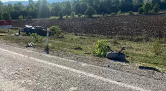 Kastamonu Daday'da Otomobil Kazası: 1 Ölü, 2 Yaralı