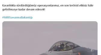 MSB: Irak'ın kuzeyinde 8 PKK'lı terörist etkisiz hale getirildi