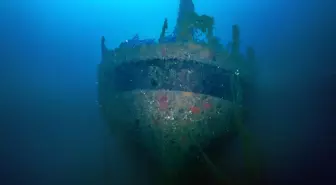 İskenderun Körfezi'ndeki M/V Ulla Gemisi batığı görüntülendi