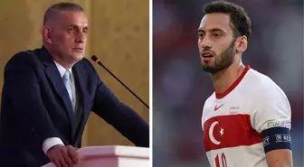 TFF Başkanı Hacıosmanoğlu, Hakan Çalhanoğlu'nun kullandığı ifadeye takıldı: Bir takımın kaptanı bunu demez