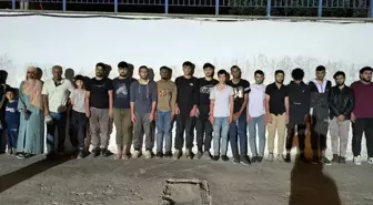 Edirne'de 30 kaçak göçmen yakalandı