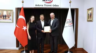 Siirt Ticaret ve Sanayi Odası Başkanı Güven Kuzu, Ankara Ticaret Odası Başkanı Gürsel Baran ile Görüştü