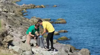 Giresun Bulancak Sahilinde Çöp Temizliği Etkinliği Gerçekleştirildi