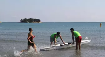 Sinop'ta düzenlenen Deniz Küreği Türkiye Şampiyonası tamamlandı