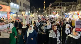 Ürdün'de İsrail'in Gazze'ye yönelik saldırıları protesto edildi