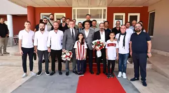 TFF Başkanı ve 1. Başkan Vekili Sivasspor'u Ziyaret Etti