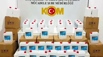 Samsun'da Sahte İçki Yapımında Kullanılan 640 Litre Etil Alkol Ele Geçirildi