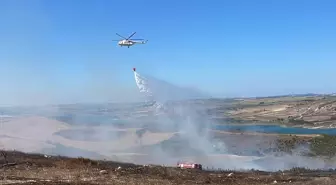 Başakşehir'de Otluk Alanında Yangın Çıktı