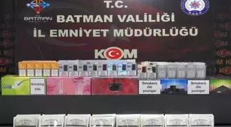 Batman'da gümrük kaçağı sigara ele geçirildi