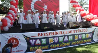 Beyşehir'de Yaz Kur'an Kursları Bitirme Şenliği Düzenlendi