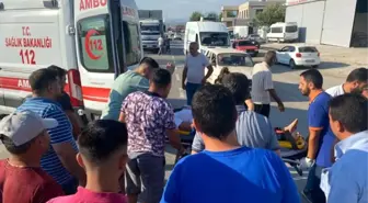 Osmaniye'de otomobil ile motosikletin çarpışması sonucu motosiklet sürücüsü yaralandı
