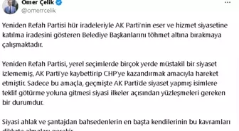 AK Parti Sözcüsü Çelik'ten Yeniden Refah Partisi'ne Yanıt