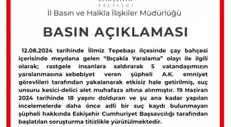 Eskişehir'de Çay Bahçesinde Gerçekleşen Bıçaklı Saldırıyla İlgili Valilik Açıklama Yaptı