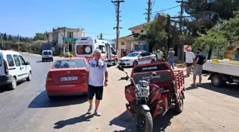 İznik'te elektrikli motosiklet ile otomobil çarpıştı: 1 yaralı