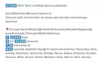 İçişleri Bakanı: 'Narkoçelik-32' Operasyonunda 3 Ton Uyuşturucu Ele Geçirildi