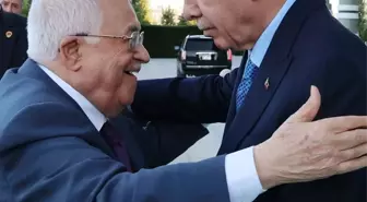 Cumhurbaşkanı Erdoğan, Filistin Devlet Başkanı Abbas ile görüştü