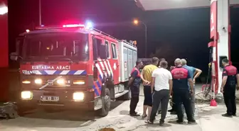 Kırşehir'de Otomobil Kazası: Benzin İstasyonuna Dalma