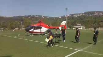 Mide Kanaması Geçiren 80 Yaşındaki Hasta Ambulans Helikopterle Adana'ya Gönderildi