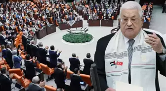 Mahmud Abbas'ın Türk halkına teşekkürü AK Parti ve MHP sıraları tarafından ayakta alkışlandı