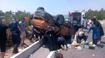 Burdur'da trafik kazası: 2 kişi yaralandı