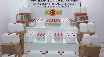 Samsun'da 1 Ton Kaçak Etil Alkol Ele Geçirildi