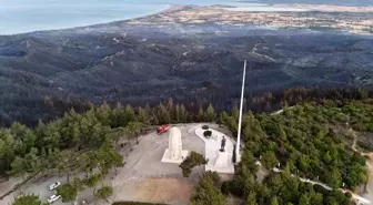 Çanakkale Savaşları'nın yaşandığı Gelibolu Yarımadası'nda orman yangını