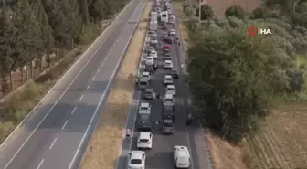 Muğla'da çıkan orman yangınları nedeniyle Çine-Yatağan arası trafiğe kapatıldı