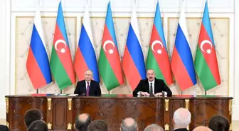 Azerbaycan Cumhurbaşkanı İlham Aliyev, Rusya Devlet Başkanı Vladimir Putin ile Güvenlik ve İş Birliği Konularını Görüştü