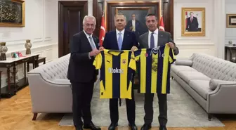 İçişleri Bakanı Ali Yerlikaya, Fenerbahçe Başkanı Ali Koç ve Heyetini Kabul Etti