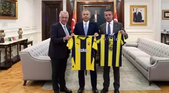 İçişleri Bakanı Ali Yerlikaya, Fenerbahçe Başkanı Ali Koç'u kabul etti