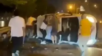 Gaziantep'te trafik kazasında 7 kişi hafif şekilde yaralandı