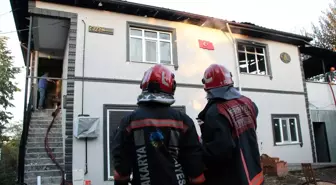 Sakarya'da evde çıkan yangın hasara neden oldu