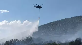 Isparta'da Orman Yangınına Müdahale Ediliyor