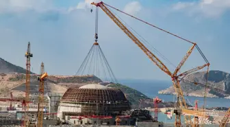 Akkuyu Nükleer Güç Santrali'nde Birinci Ünitenin Dış Koruma Kabuğu Montajı Tamamlandı