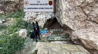 Hakkari'nin Şemdinli ilçesinde mühimmat ele geçirildi