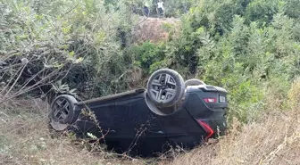 Hatay'da uçurumdan uçan otomobildeki 3 kişi yaralandı