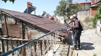 Beypazarı Belediyesi Mahallelerde Demir Korkuluk Çalışması Yapıyor