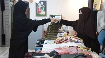 Erzurum'da Gönüllü Kadınlar Filistin'e Yardım İçin Kermes Düzenliyor
