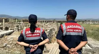 Aydın'da Jandarma Ekipleri Çevre Koruma Çalışmalarına Devam Ediyor